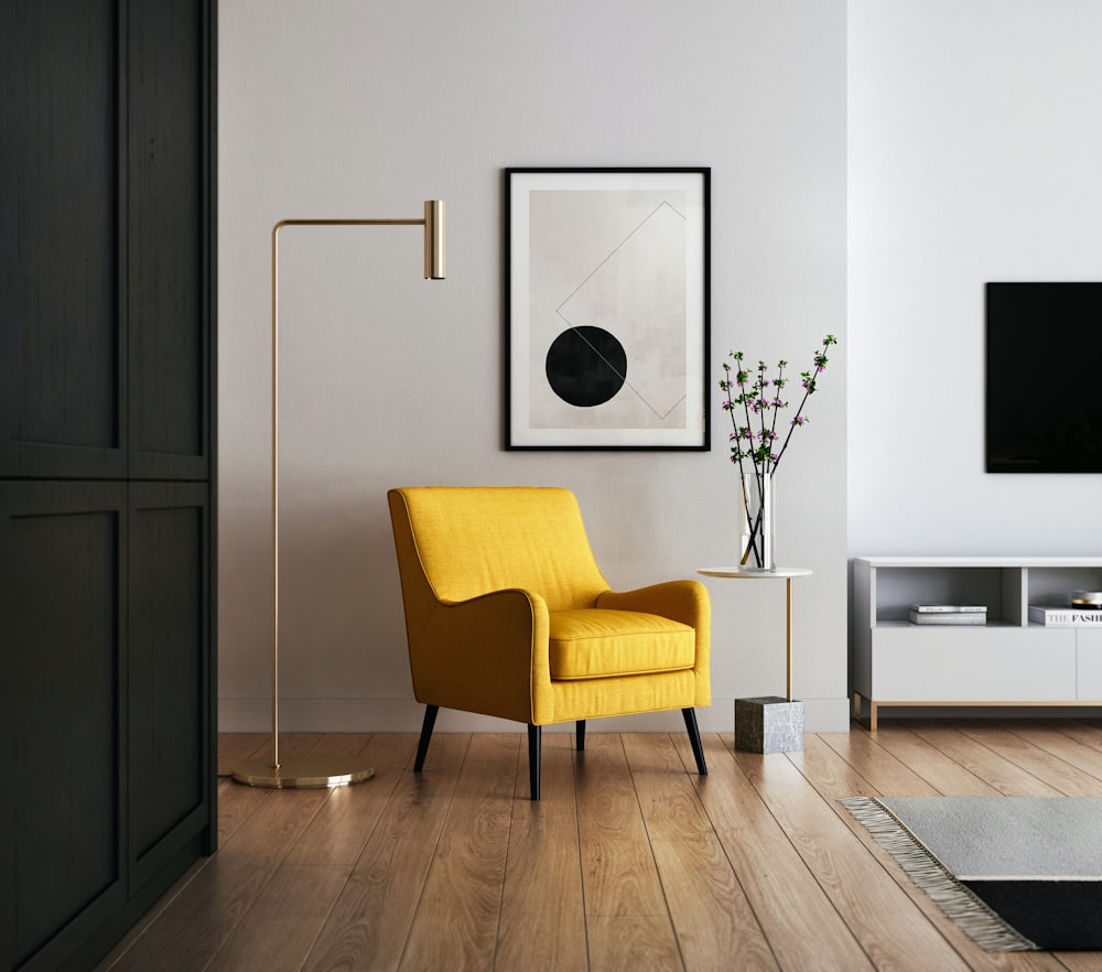Clean modern home interior